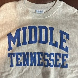 Deadstock MTSU Champion Reverse Weave Sweatshirt